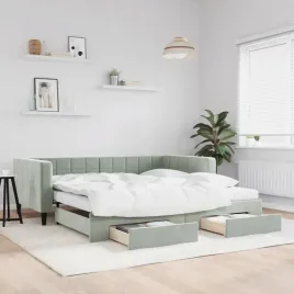 vidaxl-sofa-rozsuwana-z-szufladami-jasnoszara-100x200-cm-aksamit