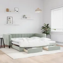 vidaxl-sofa-rozsuwana-z-szufladami-jasnoszara-100x200-cm-aksamit