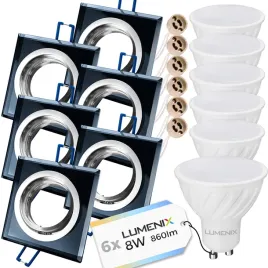 6x-oprawa-ruchoma-kwadrat-szklana-czarna-zarowka-gu10-led-8w-ciepla