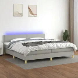 vidaxl-lozko-kontynentalne-z-materacem-jasnoszare-200x200cm-tkanina