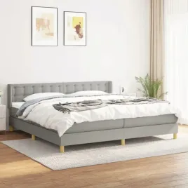 vidaxl-lozko-kontynentalne-z-materacem-jasnoszare-tkanina-200x200-cm