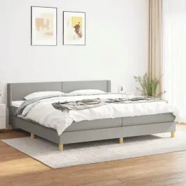 vidaxl-lozko-kontynentalne-z-materacem-jasnoszare-tkanina-200x200-cm