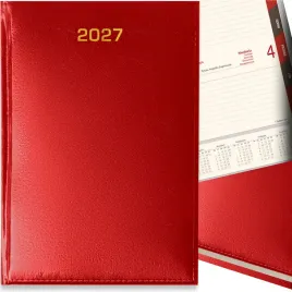 kalendarz-dzienny-a5-terminarz-2026-ksiazkowy-notes-planer-czerwony-a5db-cz