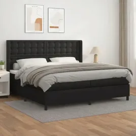 vidaxl-lozko-kontynentalne-z-materacem-czarne-ekoskora-200x200-cm