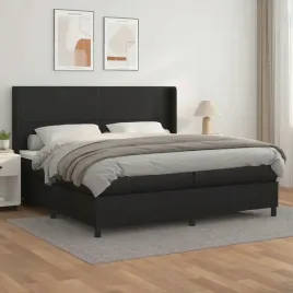 vidaxl-lozko-kontynentalne-z-materacem-czarne-ekoskora-200x200-cm