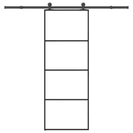 vidaxl-drzwi-przesuwne-z-osprzetem-szklo-esg-i-aluminium-76x205-cm