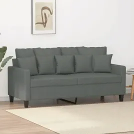 vidaxl-sofa-2-osobowa-ciemnoszara-140-cm-tapicerowana-tkanina