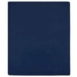 vidaxl-przescieradla-2-szt-granatowe-160x200cm-dzersej-bawelniany