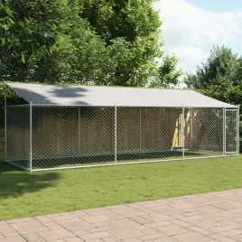 vidaxl-klatka-dla-psa-z-dachem-i-drzwiami-szara-6x2x2-m-stal