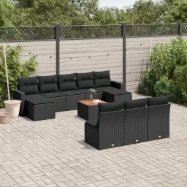 vidaxl-11-cz-zestaw-wypoczynkowy-do-ogrodu-poduszki-czarny-rattan-pe