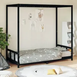 vidaxl-rama-lozka-czarna-90x200-cm-lite-drewno-sosnowe