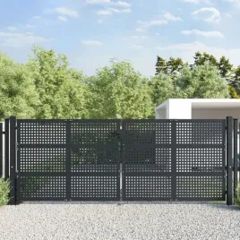 vidaxl-brama-ogrodowa-antracytowa-400x150-cm-stal