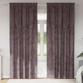 vidaxl-zaslony-2-szt-z-oczkami-brazowe-225x140-cm