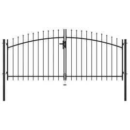 vidaxl-brama-dwuskrzydlowa-z-ozdobnymi-grotami-300-x-150-cm