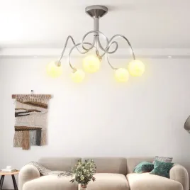 vidaxl-lampa-sufitowa-okragle-szklane-klosze-5-zarowek-led-g9