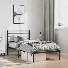 vidaxl-metalowa-rama-lozka-z-wezglowiem-czarna-100x200-cm