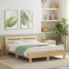 vidaxl-rama-lozka-z-wezglowiem-dab-sonoma-140x200-cm