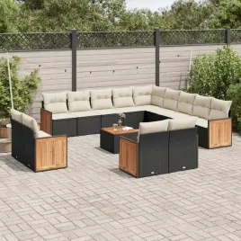 vidaxl-14-cz-zestaw-wypoczynkowy-do-ogrodu-poduszki-czarny-rattan-pe