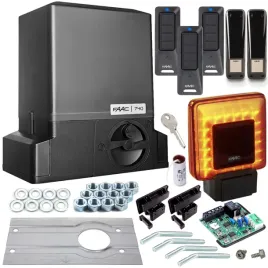 naped-silownik-faac-740-lampa-xled-automatyka