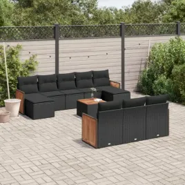 vidaxl-11-cz-zestaw-wypoczynkowy-do-ogrodu-poduszki-czarny-rattan-pe