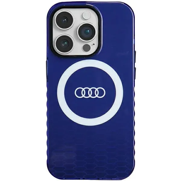 etui-audi-do-iphone-14-pro-niebieski-magsafe-stan-nowy