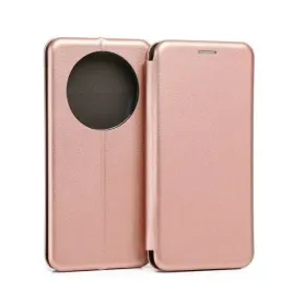 beline-etui-book-magnetic-honor-magic5pro-rozowo-zloty-rose-gold