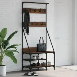vidaxl-wieszak-na-ubrania-z-miejscem-na-buty-brazowy-dab-80x40x184-cm