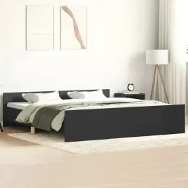 vidaxl-rama-lozka-z-wezglowiem-i-zanozkiem-czarna-160x200cm