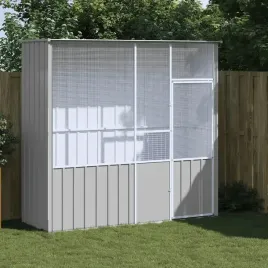vidaxl-woliera-szara-215x78x200-cm-galwanizowana-stal