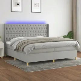 vidaxl-lozko-kontynentalne-z-materacem-jasnoszare-200x200cm-tkanina