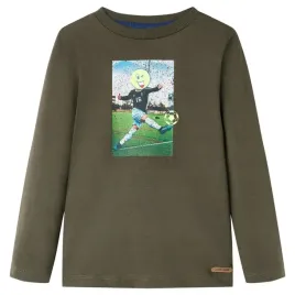 koszulka-dziecieca-z-dlugimi-rekawami-khaki-116