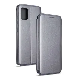 beline-etui-book-magnetic-samsung-a20sa207-stalowy-steel
