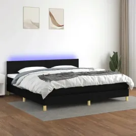 vidaxl-lozko-kontynentalne-z-materacem-czarne-200-x-200-cm-tkanina