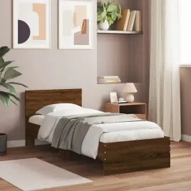 vidaxl-lozko-z-wezglowiem-bez-materaca-brazowy-dab-90x190-cm