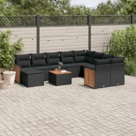 vidaxl-11-cz-zestaw-wypoczynkowy-do-ogrodu-poduszki-czarny-rattan-pe