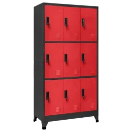 vidaxl-szafka-zamykana-na-klucz-antracytowo-czerwona-90x45x180-cm