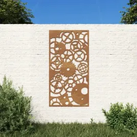 vidaxl-ogrodowa-dekoracja-scienna-105x55cm-stal-kortenowska-zebatki