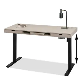 modne-elektryczne-biurko-z-portem-usb-dwie-szuflady-bezowy-otso-140-czarny