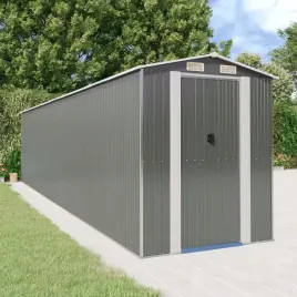 vidaxl-szopa-ogrodowa-jasnoszara192x855x223-cm-stal-galwanizowana