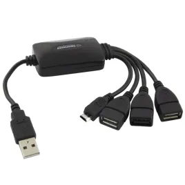 hub-usb-esperanza-ea158-3xusb-2-0-1x-micro-usb-czarny
