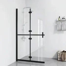 vidaxl-skladana-scianka-prysznicowa-przezroczyste-szklo-90x190-cm