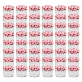 vidaxl-szklane-sloiki-na-dzem-bialo-czerwone-pokrywki-48-szt-110-ml