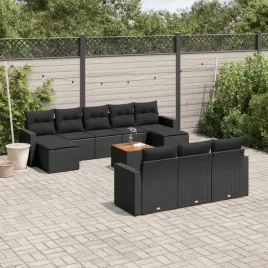 vidaxl-11-cz-zestaw-wypoczynkowy-do-ogrodu-poduszki-czarny-rattan-pe