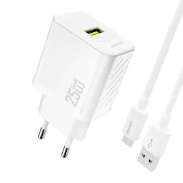 ladowarka-sieciowa-dudao-25w-gan-usb-a-z-kablem-usb-usb-c-biala