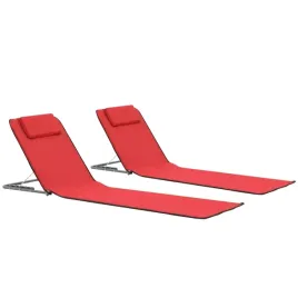 vidaxl-skladane-maty-plazowe-2-szt-stal-i-tkanina-czerwone
