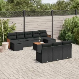 vidaxl-11-cz-zestaw-wypoczynkowy-do-ogrodu-poduszki-czarny-rattan-pe