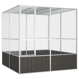 vidaxl-woliera-antracytowa-2135x2175x2115-cm-galwanizowana-stal