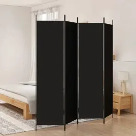 vidaxl-parawan-4-panelowy-czarny-200x200-cm-tkanina