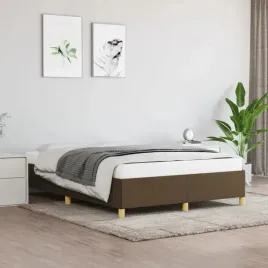 vidaxl-rama-lozka-bez-materaca-ciemnobrazowa-140x200-cm-tkanina