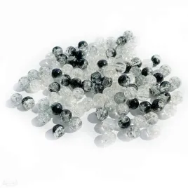 koraliki-szklane-spekane-8-mm-100-szt-biale-czarne-szare-popekane